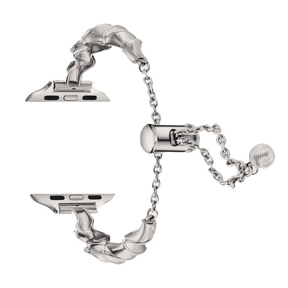 NEW Adjustable Luxury Strap Bracelet Stainless Band For Apple Watch - Silver - Picture 3 of 6